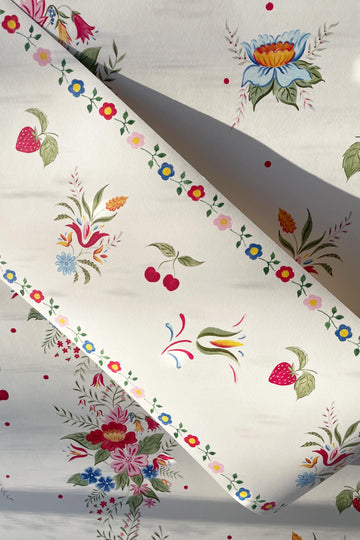 Tess Newall x Yolke Nutcracker border design